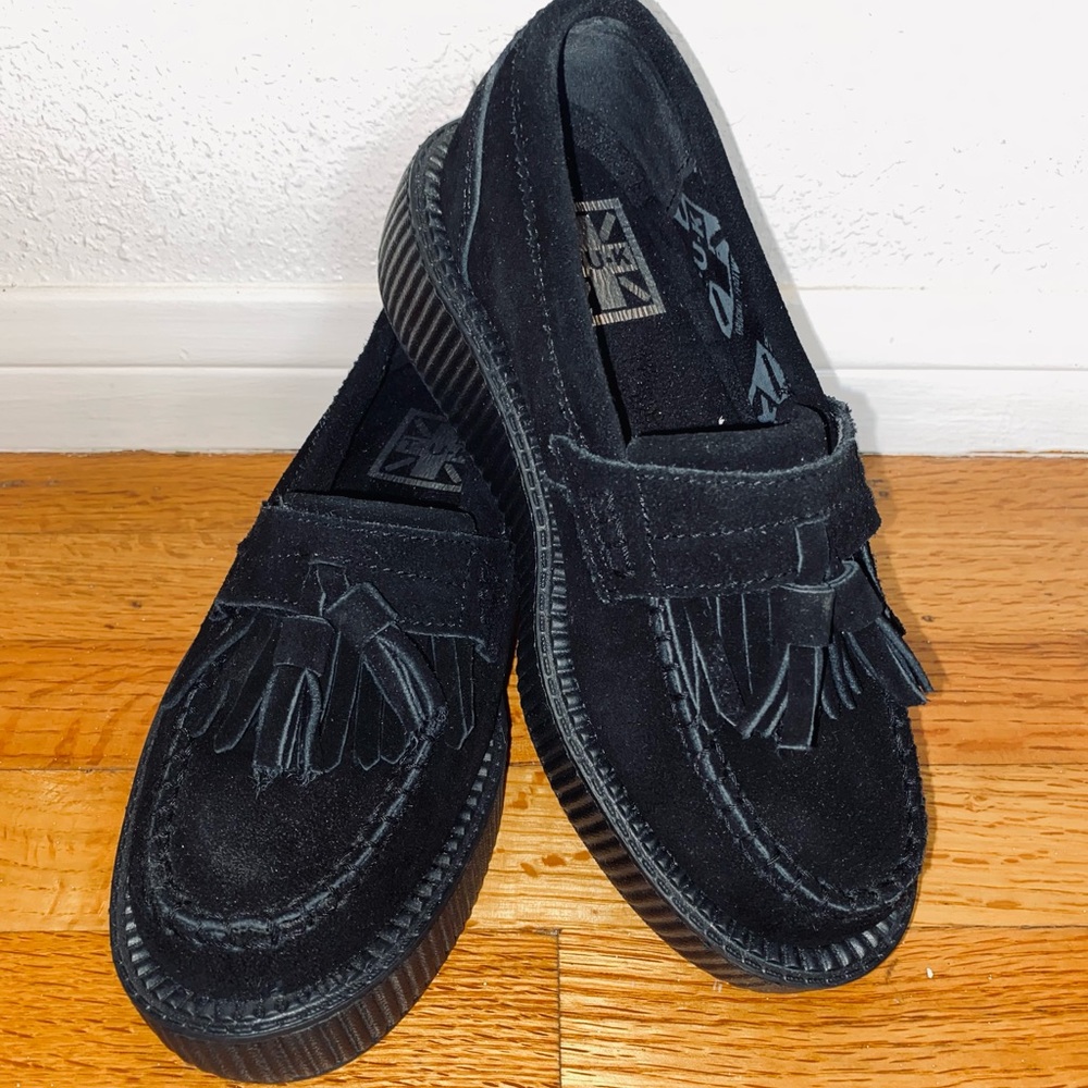 TUK Suede Creeper Slip on Loafer (5)